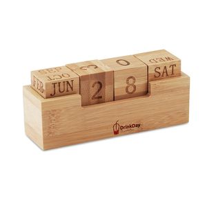 GiftRetail MO9404 - Kalender van bamboe Hout