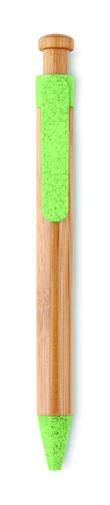 GiftRetail MO9481 - TOYAMA Balpen van bamboe/tarwe