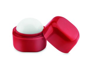 GiftRetail MO9586 - LIPS Lippenbalsem in kubus vorm Rood