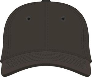 GiftRetail MO9643 - TEKAPO Brushed cotton basebal cap zwart