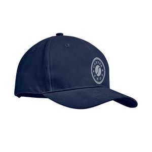 GiftRetail MO9643 - TEKAPO Brushed cotton basebal cap Blauw