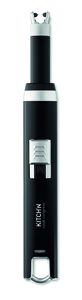 GiftRetail MO9651 - FLASMA PLUS Big USB Lighter Zwart