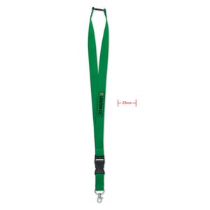 GiftRetail MO9661 - WIDE LANY Lanyard 25mm Groen