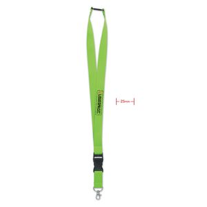 GiftRetail MO9661 - WIDE LANY Lanyard 25mm Kalk