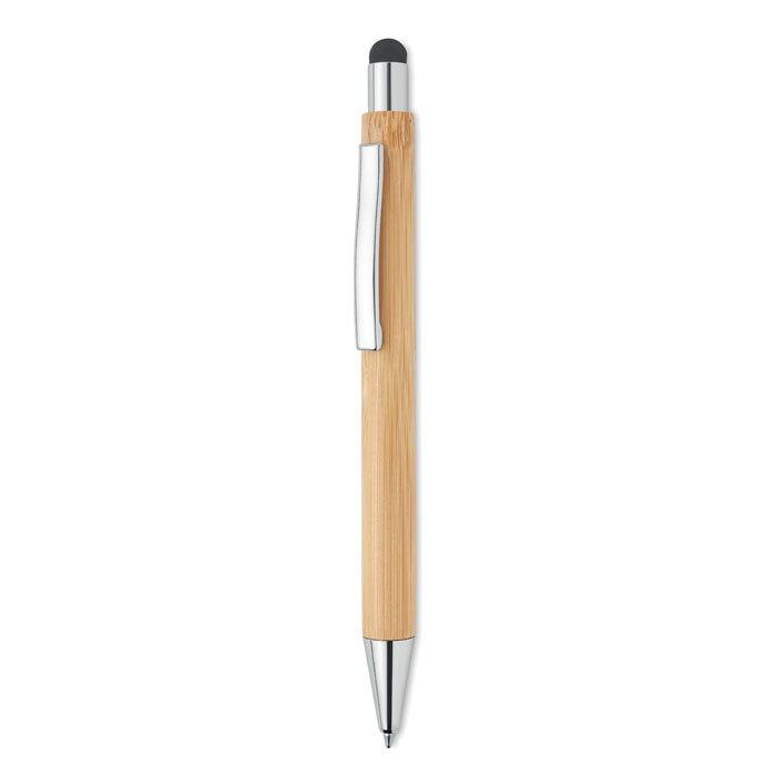 GiftRetail MO9945 - BAYBA Bamboe stylus balpen