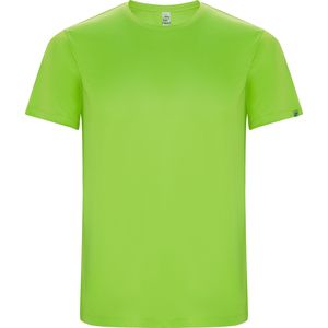 Roly CA0427 - IMOLA T-shirt met raglanmouwen in technisch weefsel van gerecycleerd polyester CONTROL DRY Kalk