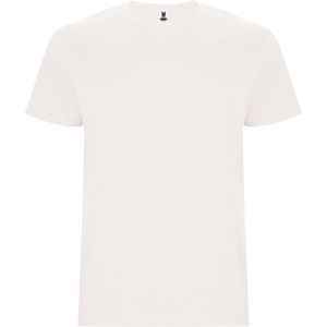 Roly CA6681 - STAFFORD Buisvormige T-shirt met korte mouwen Vintage Wit