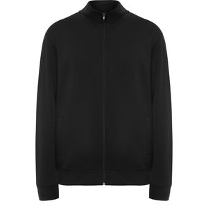 Roly CQ6439 - ULAN Sweatshirt met opstaande kraag en halve rits in dezelfde kleur