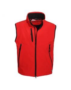 Mustaghata CARBONE - BODYWARMER SOFTSHELL FOR MEN 3 LAYERS  Rood