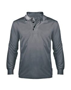 Mustaghata PLAYOFF - ACTIVE POLO FOR MEN LONG SLEEVES Grijs