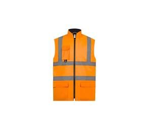 Yoko YK005 - Reflecterend hoogkwalitatief opentrekbaar vest voor spoorwegwerkers (HVW118) Hizicht Oranje
