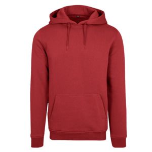 Build Your Brand BY011 - Zware Sweater Met Capuchon RUBY