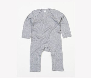 BABYBUGZ BZ013 - BABY ROMPASUIT Heide grijs gemêleerd