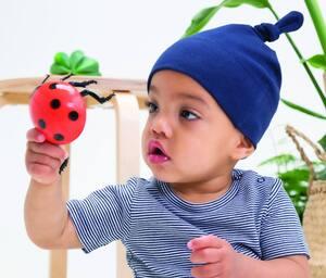 Babybugz BZ015 - Baby one-knot hat Heide grijs gemêleerd