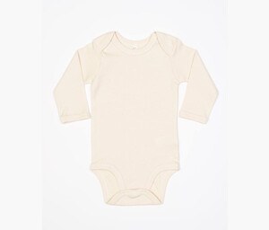 BABYBUGZ BZ030 - BABY LONG SLEEVE BODYSUIT Organisch Natuurlijk