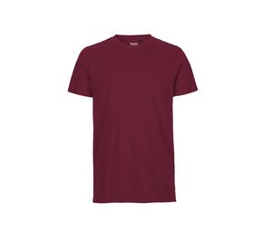 Neutral O61001 - T-shirt getailleerd heren Bourgondië