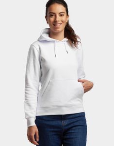 Les Filosophes ROUSSEAU - Organic cotton unisex hoodie Made in France Wit