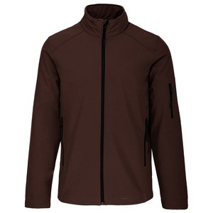 Kariban K401 - HEREN SOFTSHELL JAS Chocolade