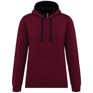 Kariban K446 - HOODED SWEATER MET GECONTRASTEERDE CAPUCHON