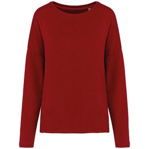 Kariban K471 - Damessweater “Loose fit” Hibiscus Rood