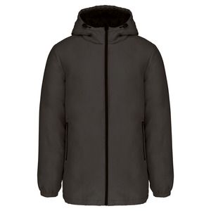 Kariban K6152 - Gerecyclede parka met capuchon Donkergrijs