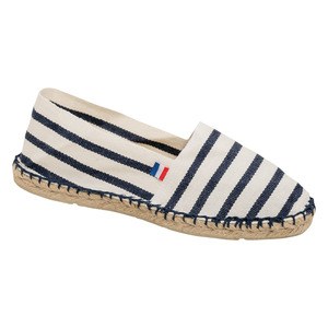 Kariban K840 - Unisex espadrilles. Streep naturel / marine