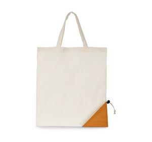 Kimood KI7207 - Opvouwbare shopper Natuurlijk / Kurkuma