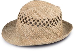 K-up KP613 - Gevlochten Panama-hoed Natuurlijk
