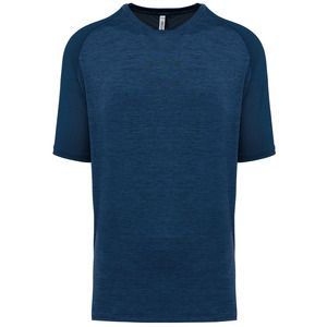 PROACT PA4030 - Tweekleurig padel-T-shirt met raglanmouwen voor heren Sportief marine / Marl Sportief marine