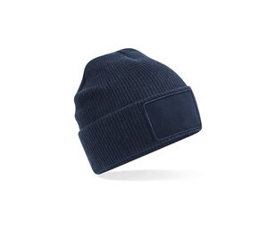 BEECHFIELD BF540 - REMOVABLE PATCH THINSULATE™ BEANIE Franse marine