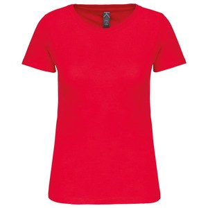 Kariban K3026IC - Dames-t-shirt BIO150IC ronde hals Rood