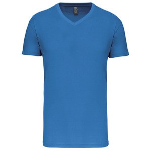 Kariban K3028IC - Heren-t-shirt BIO150IC V-hals Licht koningsblauw