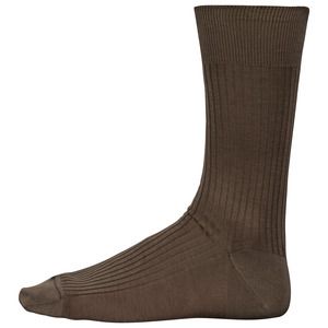 Kariban Premium PK801 - Herensokken 4x2 ribboord katoen fil d'Écosse Chocolade