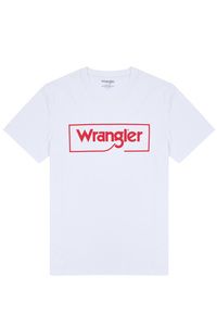 WRANGLER W7H - T-shirt met logo Wit