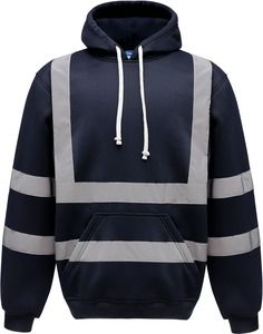 Yoko YHVK05 - Hi-Vis pullover hoodie Marine