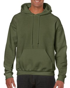 GILDAN GIL18500 - Sweater Hooded HeavyBlend for him Militair groen