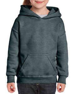 GILDAN GIL18500B - Sweater Hooded HeavyBlend for kids Donkere Heide