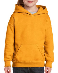 GILDAN GIL18500B - Sweater Hooded HeavyBlend for kids Goud