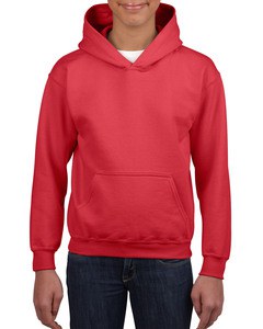 GILDAN GIL18500B - Sweater Hooded HeavyBlend for kids Rood