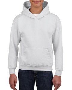 GILDAN GIL18500B - Sweater Hooded HeavyBlend for kids Wit