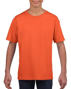 Gildan GIL64000B - T-shirt SoftStyle SS voor kinderen Oranje