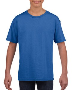 Gildan GIL64000B - T-shirt SoftStyle SS voor kinderen Koningsblauw