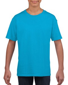 Gildan GIL64000B - T-shirt SoftStyle SS voor kinderen Saffier