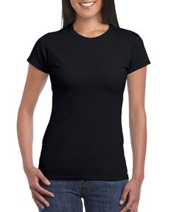 GILDAN GIL64000L - T-shirt SoftStyle SS for her Zwart