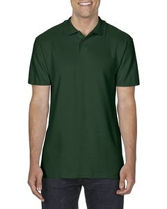 GILDAN GIL64800 - Polo Softstyle Double Pique SS for him Bosgroen