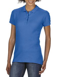 GILDAN GIL64800L - Polo Softstyle Double Pique SS for her Koningsblauw