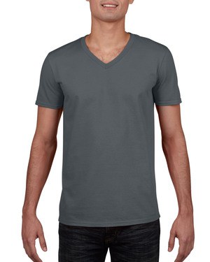 Gildan GIL64V00 - T-shirt V-hals SoftStyle SS voor hem