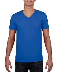 GILDAN GIL64V00 - T-shirt V-Neck SoftStyle SS for him Koningsblauw