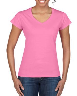 Gildan GIL64V00L - T-shirt V-hals SoftStyle SS voor haar