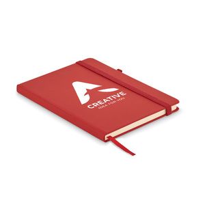 GiftRetail MO6835 - ARPU Gerecycled PU A5 notitieboek Rood